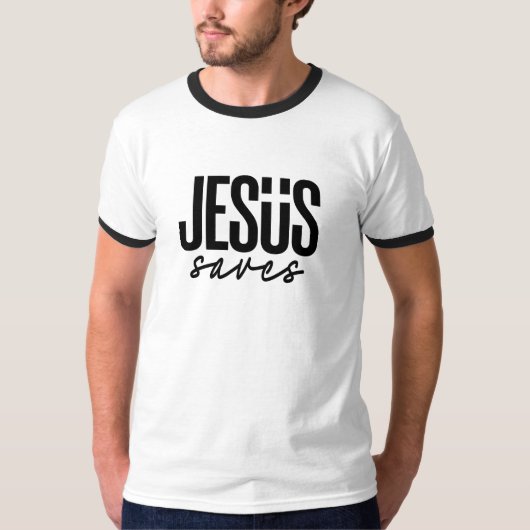 JESUS RETTE T-Shirt (Vorderseite)