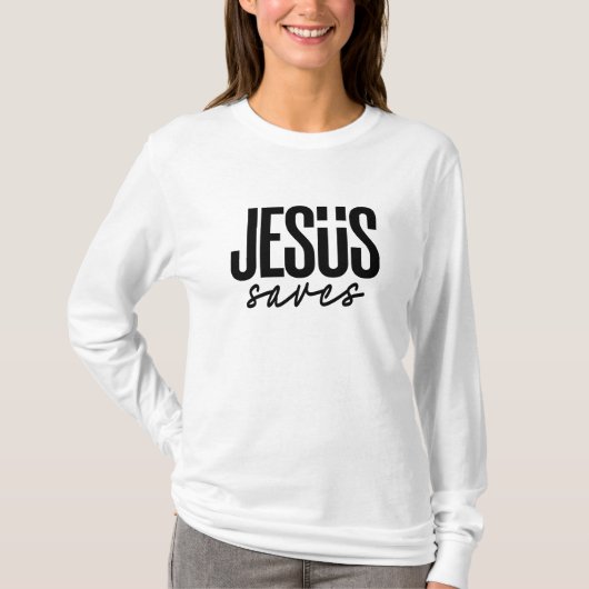 JESUS RETTE T-Shirt (Vorderseite)