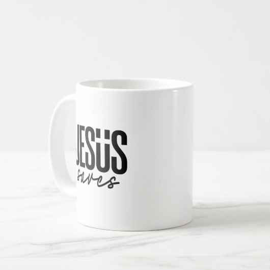 JESUS RETTE TASSE (Vorderseite Links)
