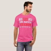 Jesus Rette uns eine Nation unter Gott - Christlic T-Shirt (Vorne ganz)
