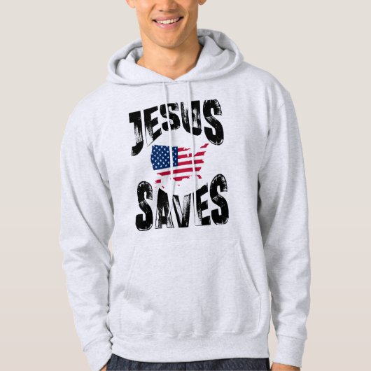 JESUS RETTE VEREINIGTE STAATEN HOODIE