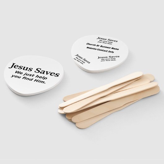 Jesus Rette - Wir helfen Ihnen einfach, ihn zu fin Fächer (Non-assembled)