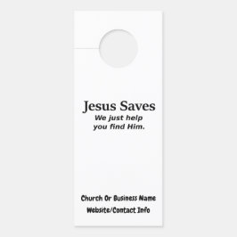 Jesus Rette - Wir helfen Ihnen einfach, ihn zu fin Türanhänger