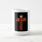Jesus Rette Zeichen Kaffeetasse (Mittel)