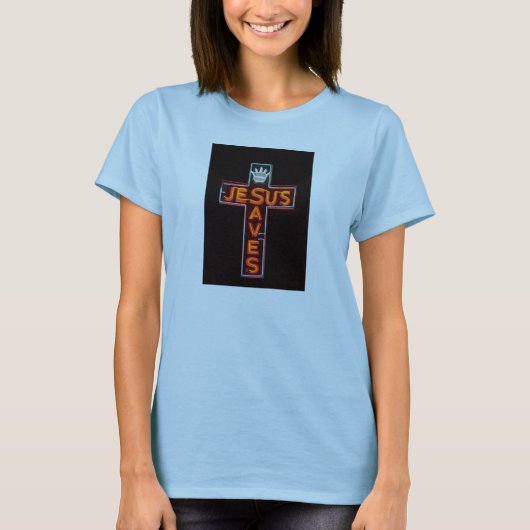 Jesus Rette Zeichen T-Shirt (Vorderseite)