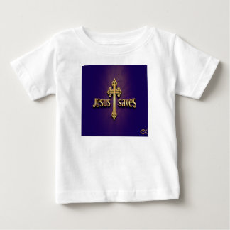 Jesus rettet 4 baby t-shirt