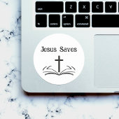 Jesus rettet Aufkleber