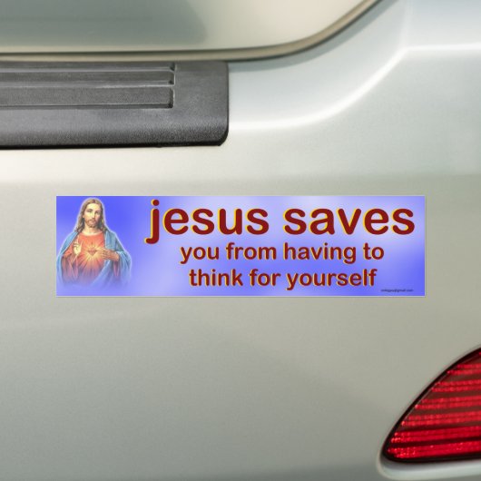 Jesus rettet… autoaufkleber (Auf Auto)