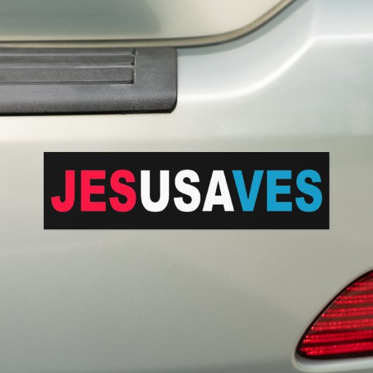 JESUS RETTET AUTOAUFKLEBER (Auf Auto)