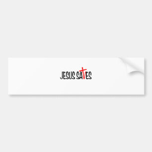Jesus rettet autoaufkleber