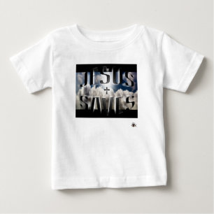 Jesus rettet baby t-shirt