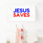 JESUS RETTET BANNER (Insitu)