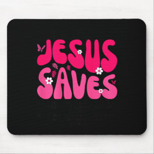 Jesus rettet Bibelvers christlicher Glaube religiö Mousepad