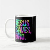 Jesus rettet Bro, christlicher Glaube Kaffeetasse (Links)