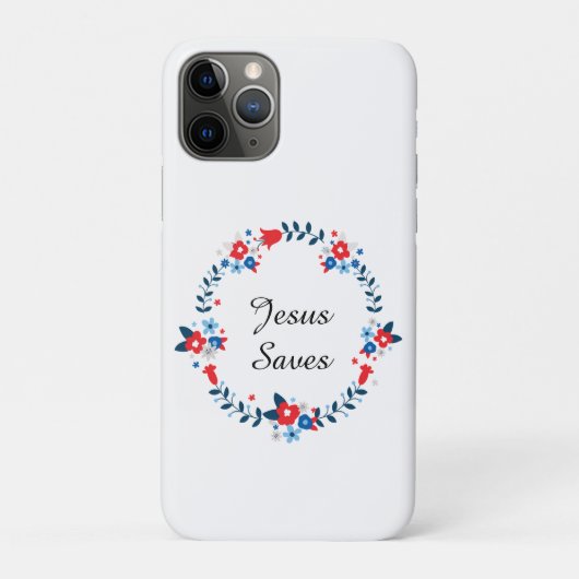 Jesus rettet Case-Mate iPhone hülle (Rückseite)