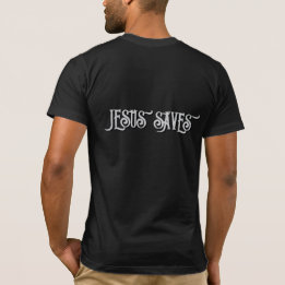 „Jesus rettet“ christlicher Spruch  T-Shirt