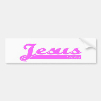 Jesus rettet christliches Geschenk Autoaufkleber