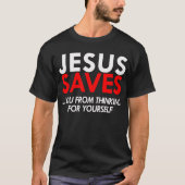 Jesus rettet das Shirt der Männer (Vorderseite)