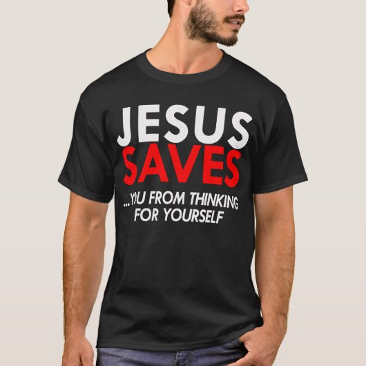 Jesus rettet das Shirt der Männer (Vorderseite)