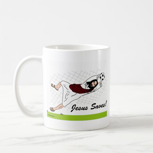 JESUS RETTET! KAFFEETASSE (Links)