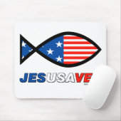 Jesus rettet mousepad (Mit Mouse)