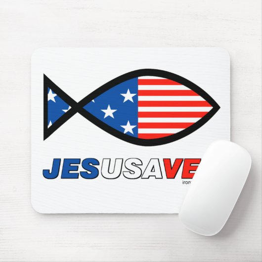 Jesus rettet mousepad (Mit Mouse)