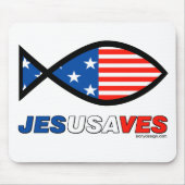 Jesus rettet mousepad (Vorne)