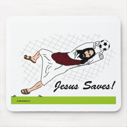 JESUS RETTET! MOUSEPAD (Vorne)