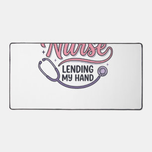 Jesus rettet Nurse Faith Shirt Design_1 Schreibtischunterlage