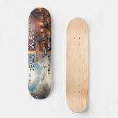 Jesus rettet skateboard (Vorderseite)