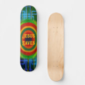 Jesus rettet skateboard (Vorderseite)