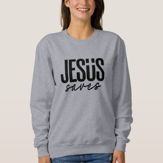 JESUS RETTET SWEATSHIRT (Vorderseite)