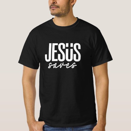 JESUS RETTET T-Shirt (Vorderseite)