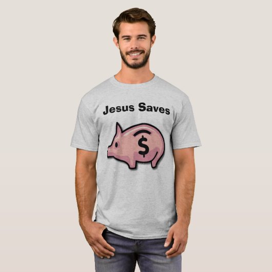 Jesus rettet T-Shirt (Vorne ganz)