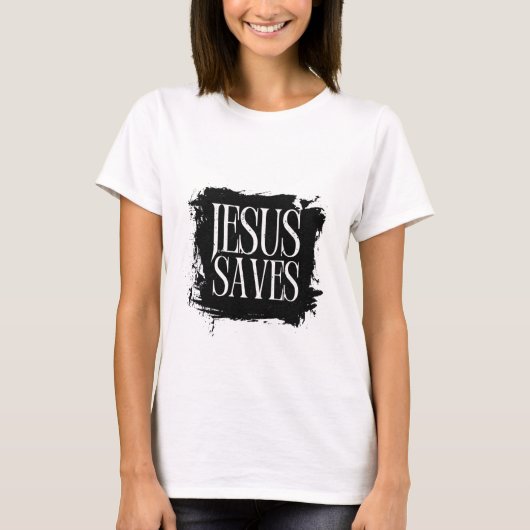 Jesus rettet T-Shirt (Vorderseite)
