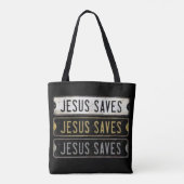 Jesus rettet tasche (Rückseite)