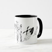 "JESUS RETTET " TASSE (VorderseiteRechts)