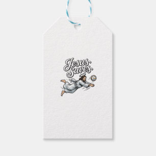 Jesus rettet Volleyball Vintage Christliches T-Shi Geschenkanhänger