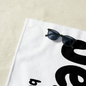 Jesus rettet - wir helfen Ihnen gerade, ihn zu Strandtuch (Beispiel)