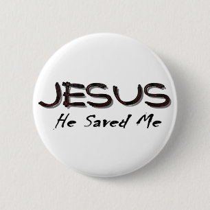 Jesus rettete er mich button