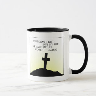 Jesus rettete mein Leben Tasse
