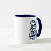 JESUS rettete mich Tasse (VorderseiteRechts)