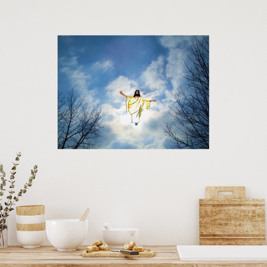 JESUS RETURNS-Poster Poster (Küche)