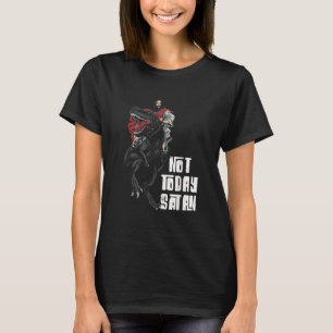 Jesus Riding Dinosaur Rex Jesus Christlich T-Shirt