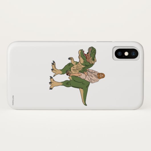 Jesus Riding T-Rex Case-Mate iPhone Hülle (Rückseite (Horizontal))