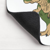 Jesus Riding T-Rex Mousepad (Ecke)