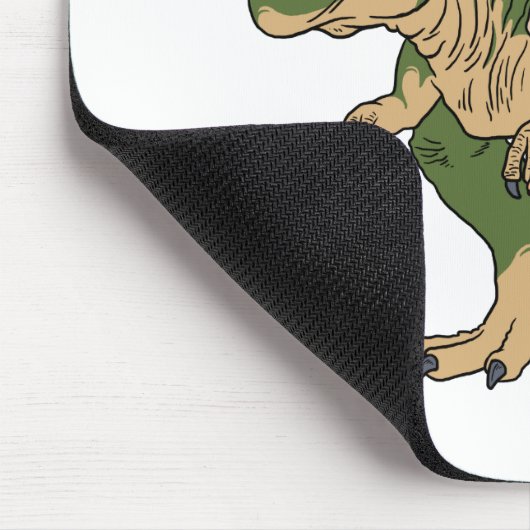 Jesus Riding T-Rex Mousepad (Ecke)