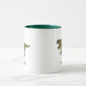 Jesus Riding T-Rex Tasse (Zentrum)