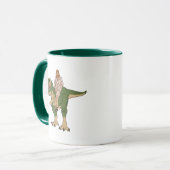 Jesus Riding T-Rex Tasse (Vorderseite Links)