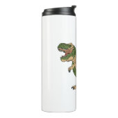 Jesus Riding T-Rex Thermosbecher (Nach links gedreht)